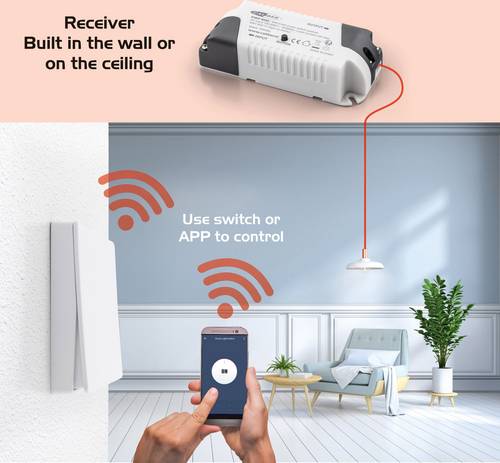 Caliber Audio Technology Caliber Smart Home Starterkit Beleuchtung Reichweite max. (im Freifeld) 15m