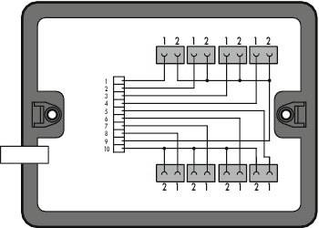 WAGO 899-631/454-000 Verteiler-Box 899 6A Schwarz 1St.