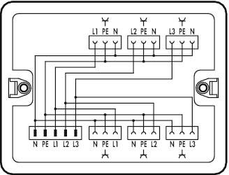 WAGO 899-681/105-000 Verteiler-Box 899 25A Weiß 1St.