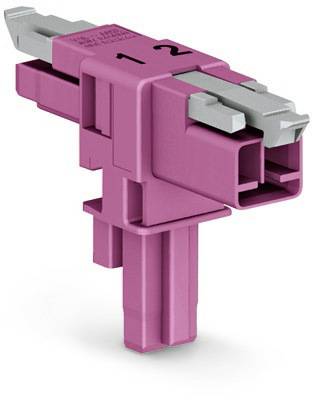 WAGO 890-1603 T-Verbinder 890 Gesamtpolzahl: 2 16A Pink 25St.