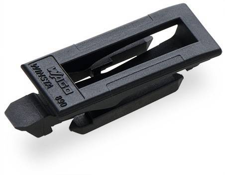WAGO 890-101 Verriegelungsklinke 890 Schwarz 100St.