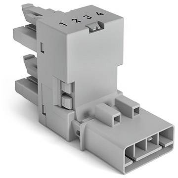 WAGO 890-1682 T-Verbinder 890 Gesamtpolzahl: 4 16A Hellgrün 50St.
