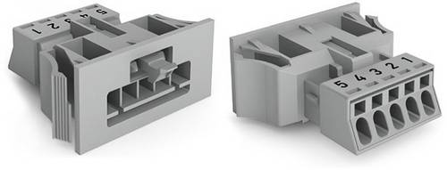 WAGO 890-775/073-000 Netz-Steckverbinder 890 Stecker Gesamtpolzahl: 5 16 A Hellgrün 50 St.