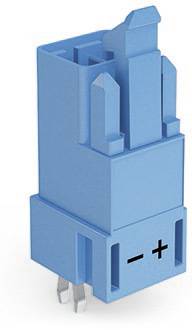 WAGO 890-3112 Netz-Steckverbinder 890 Stecker Gesamtpolzahl: 2 16A Blau 100St.