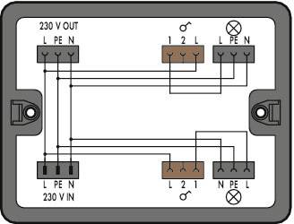 WAGO 899-631/363-000 Verteiler-Box 899 25A Schwarz 1St.