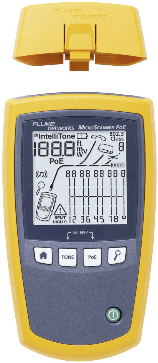 Fluke Networks Kabelmessgerät Set: MS-POE + MT-8200-63A MicroScanner™ POE + IntelliTone 200 Probe