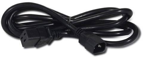 APC Strom Anschlusskabel [1x Kaltgeräte-Buchse C19 - 1x Kaltgeräte-Stecker C14] 2.00 m Schwarz