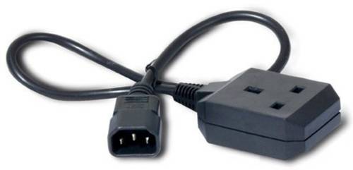 APC by Schneider Electric Strom Anschlusskabel [1x Kaltgeräte-Stecker C14 - 1x BS 1363 (UK)] 61.00c