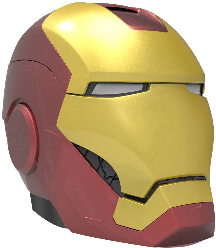 IHome Marvel Iron Man Bluetooth® Lautsprecher Freisprechfunktion Gold, Rot