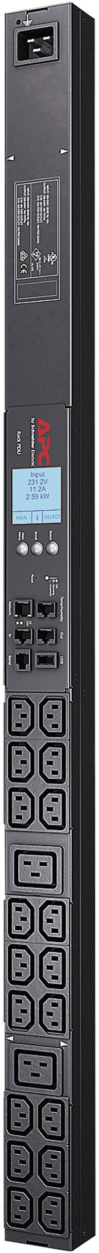 APC Rack PDU 2G Metered ZeroU 16A 230V AP8858 Rack-Stromverteilung