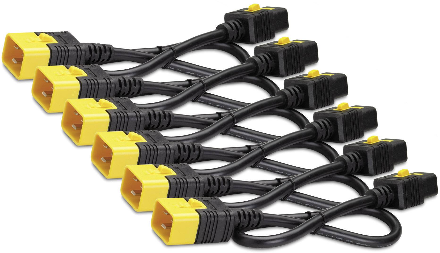 APC Strom Anschlusskabel [1x Kaltgeräte-Buchse C19 - 1x Kaltgeräte-Stecker C20] 61.00cm Schwarz