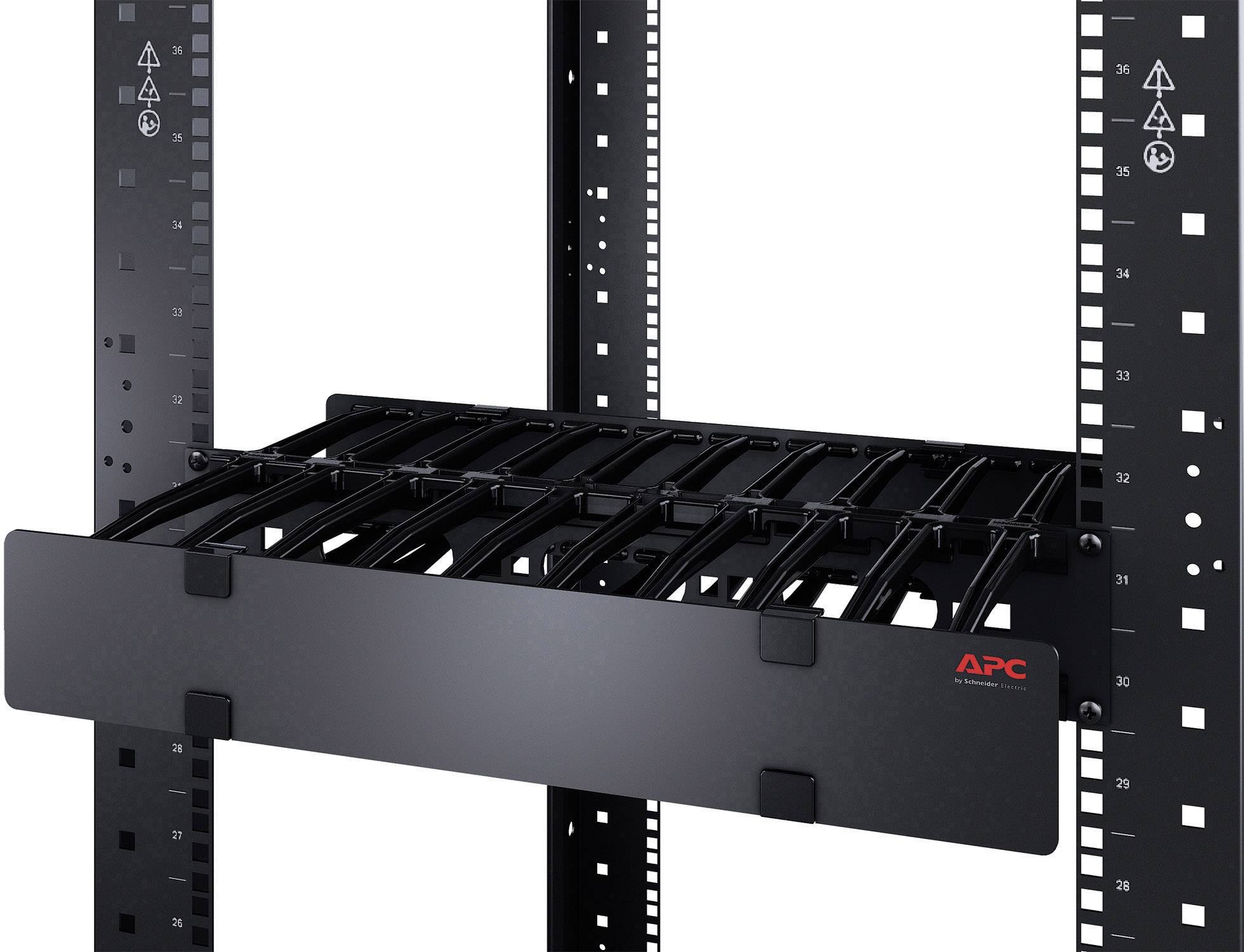 APC AR8602A 19 Zoll Netzwerkschrank-Kabelführung 1 HE