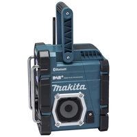 Makita Baustellenradio DAB+, UKW AUX, Bluetooth®, USB spritzwassergeschützt Türkis, Schwarz Makita Baustellenradio DAB+, UKW AUX, Bluetooth®, USB spritzwassergeschützt Türkis, Schwarz