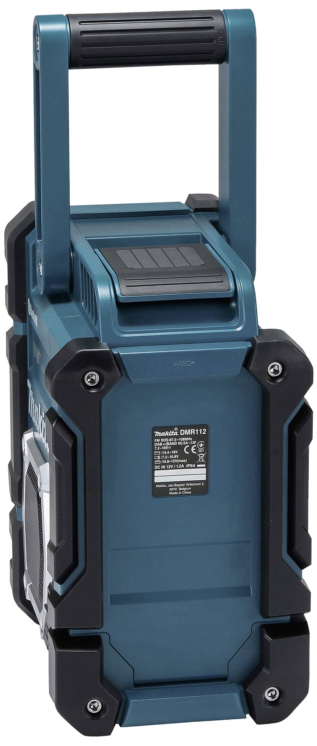 Makita Baustellenradio DAB+, UKW AUX, Bluetooth®, USB spritzwassergeschützt Türkis, Schwarz