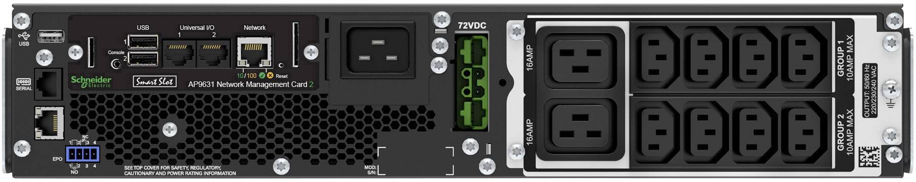 APC by Schneider Electric APC Smart-UPS SRT 2200VA RM 230V 19 Zoll USV 2200 VA