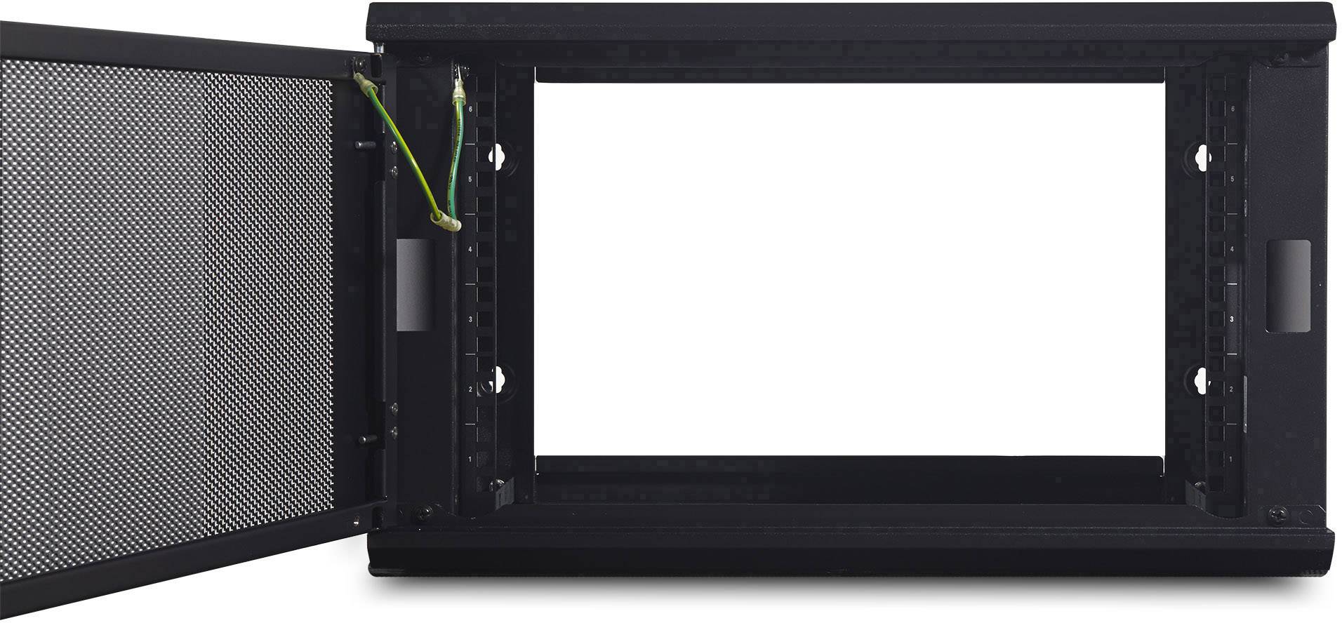 APC NetShelter WX 6U Wall Mount Cabinet Wandgehäuse (B x H x T) 59.9 x 35.6 x 40 cm 6 HE Schwarz