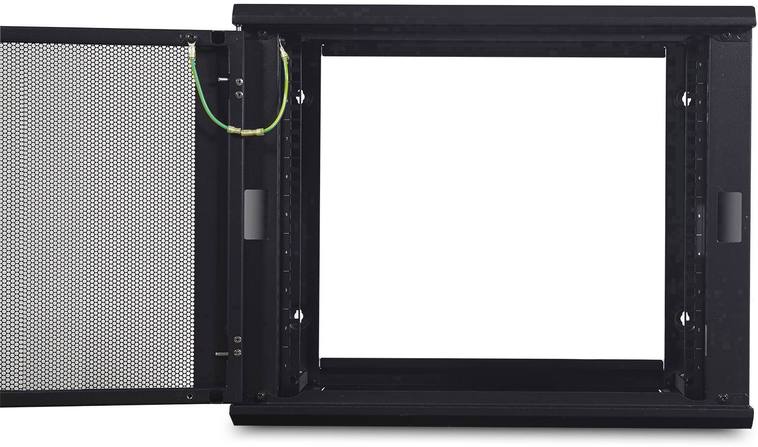 APC NetShelter WX 9U Wall Mount Cabinet Wandgehäuse (B x H x T) 59.9 x 48.5 x 40 cm 9 HE Schwarz