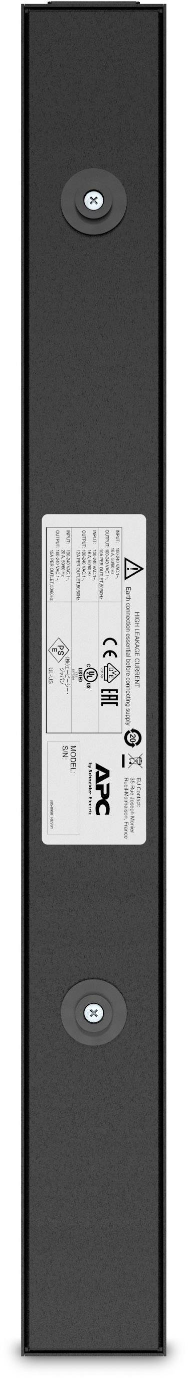 APC RACK PDU 100-240V/20A 220-240V/16A AP6003A Rack-Stromverteilung