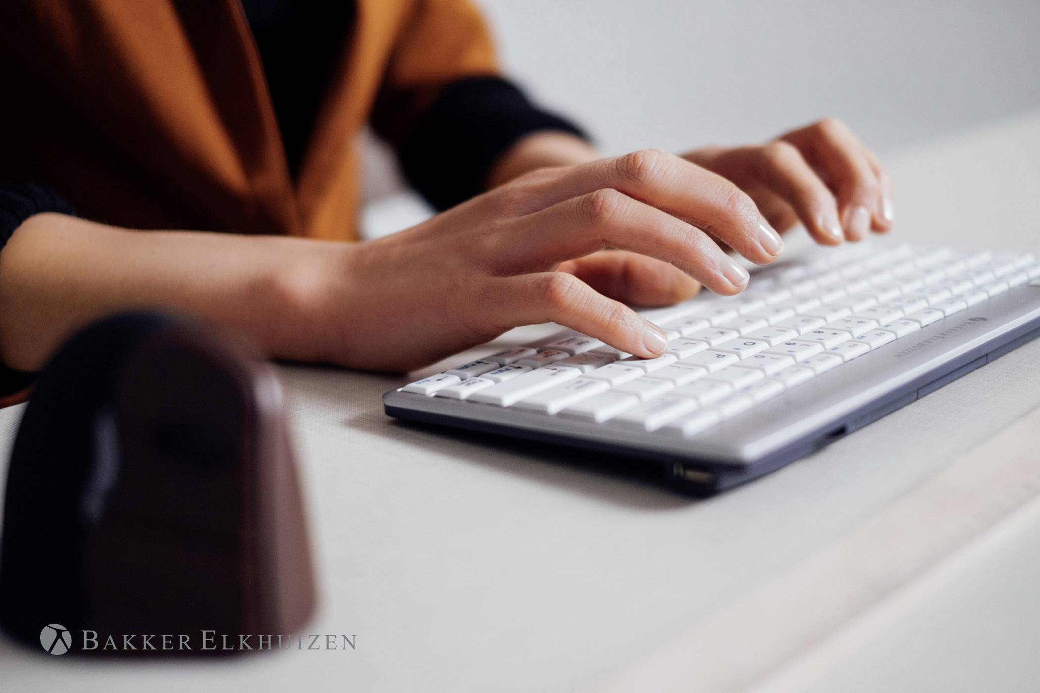 BakkerElkhuizen UltraBoard 950 USB Tastatur UK-Englisch, QWERTY Silber, Weiß USB-Hub, Multimediatasten