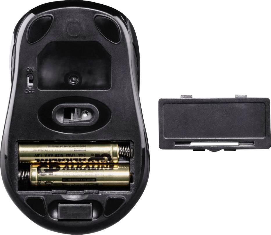 Hama Trento Funk Tastatur, Maus-Set Deutsch, QWERTZ Schwarz