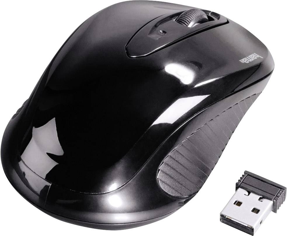 Hama Trento Funk Tastatur, Maus-Set Deutsch, QWERTZ Schwarz