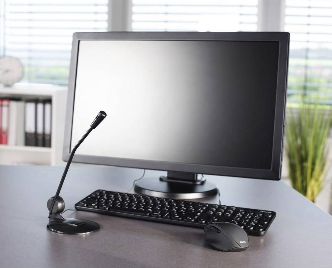 HAMA CS-461 TISCHMIKROFON, SW