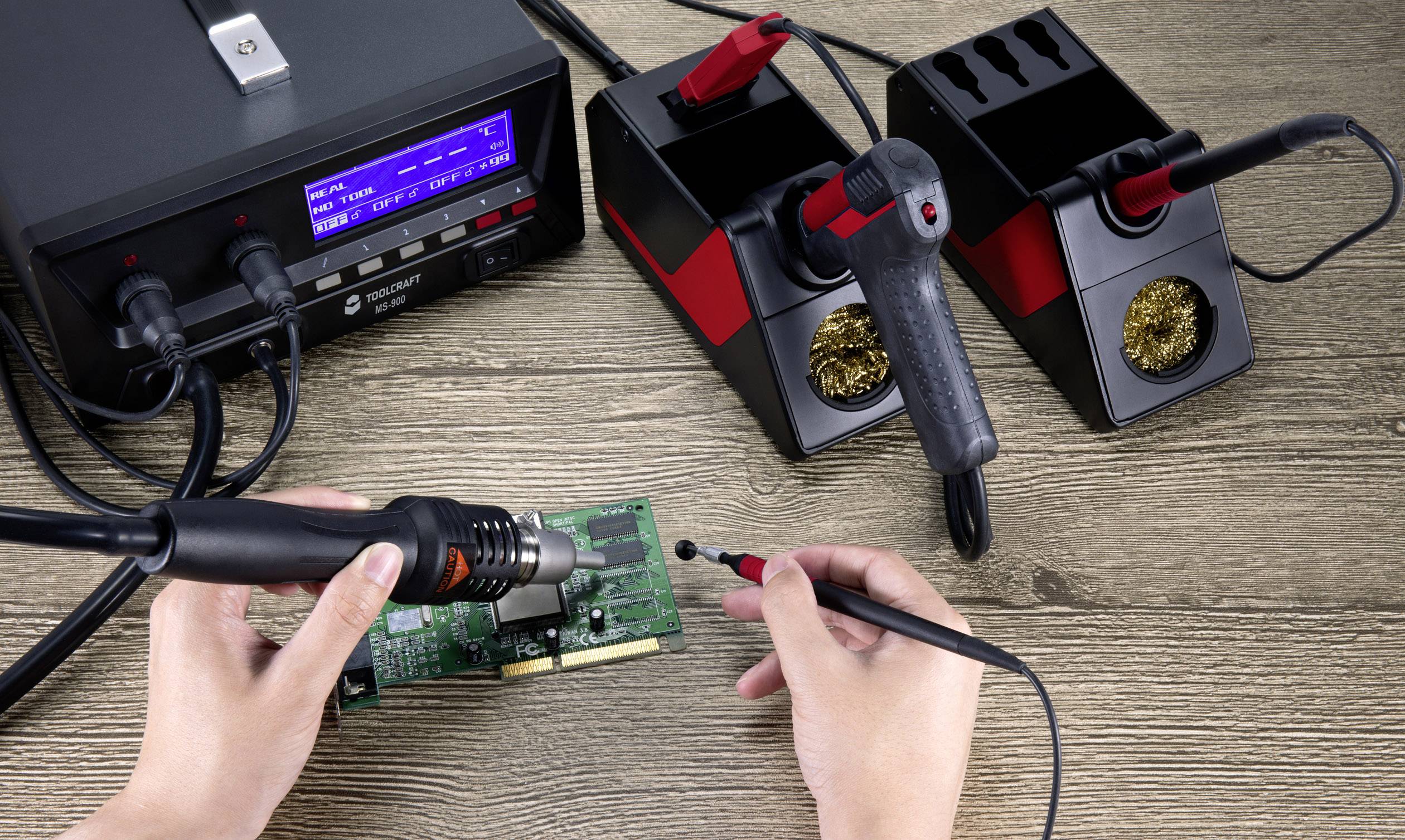 TOOLCRAFT TPS-900 Reparatur-Station 900 W 150 - 500 °C
