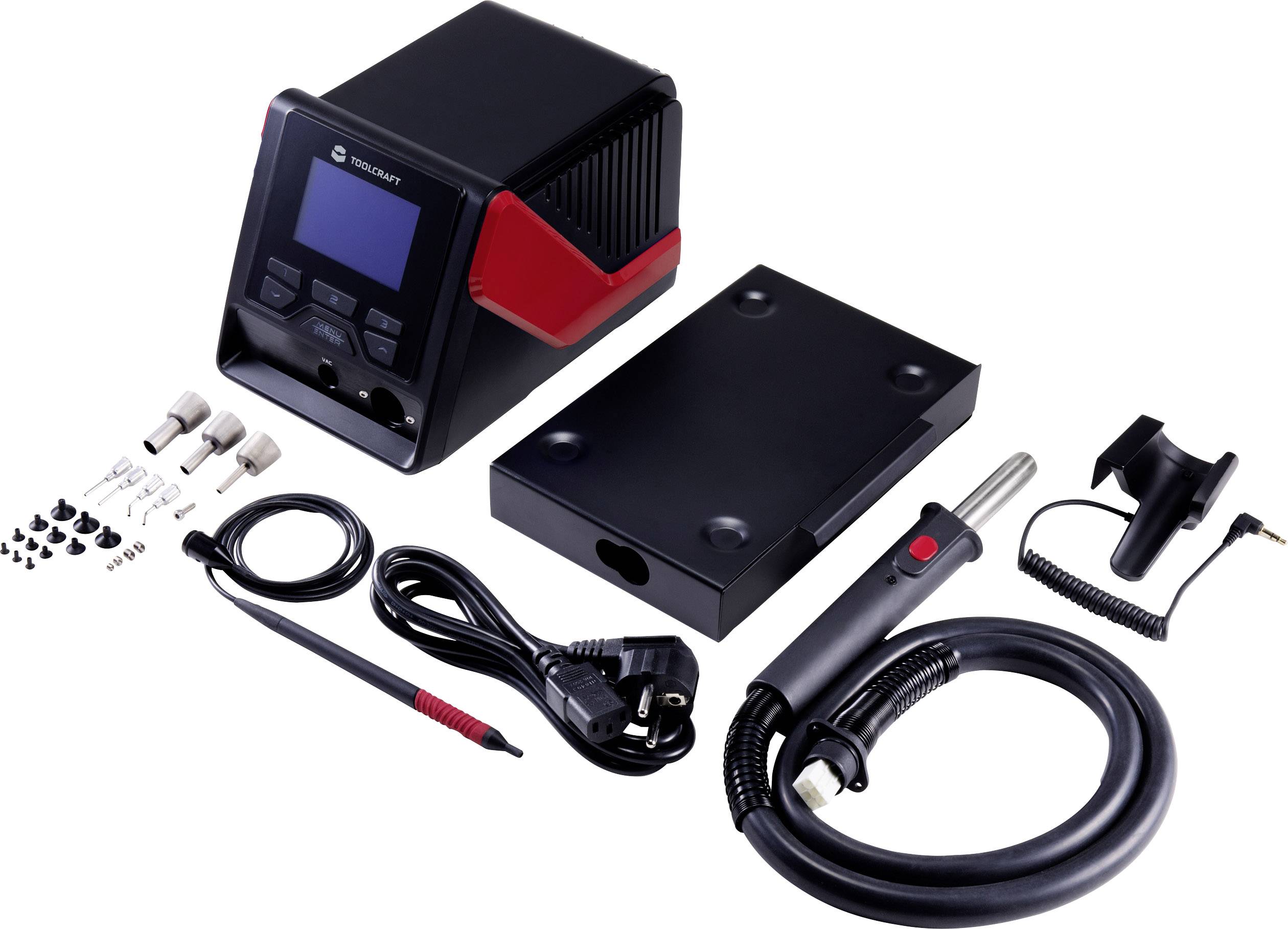 TOOLCRAFT TPS-800 Heißluftstation digital 1000W 100 - 480°C