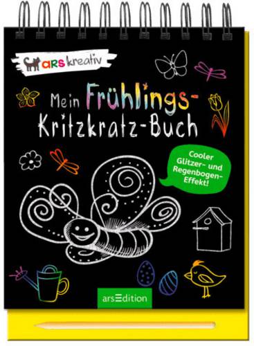 ARS Edition Mein Frühlings-Kritzkratz-Buch 133011
