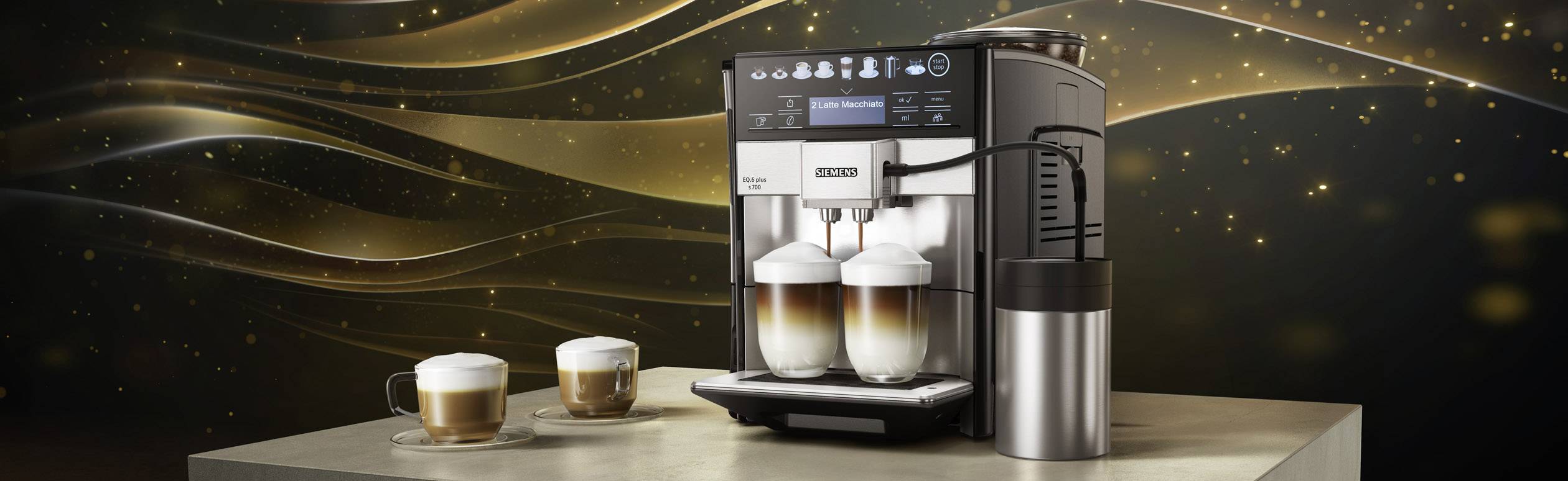 Siemens Hausgeräte EQ 6 plus S700 TE657M03DE Kaffeevollautomat Edelstahl