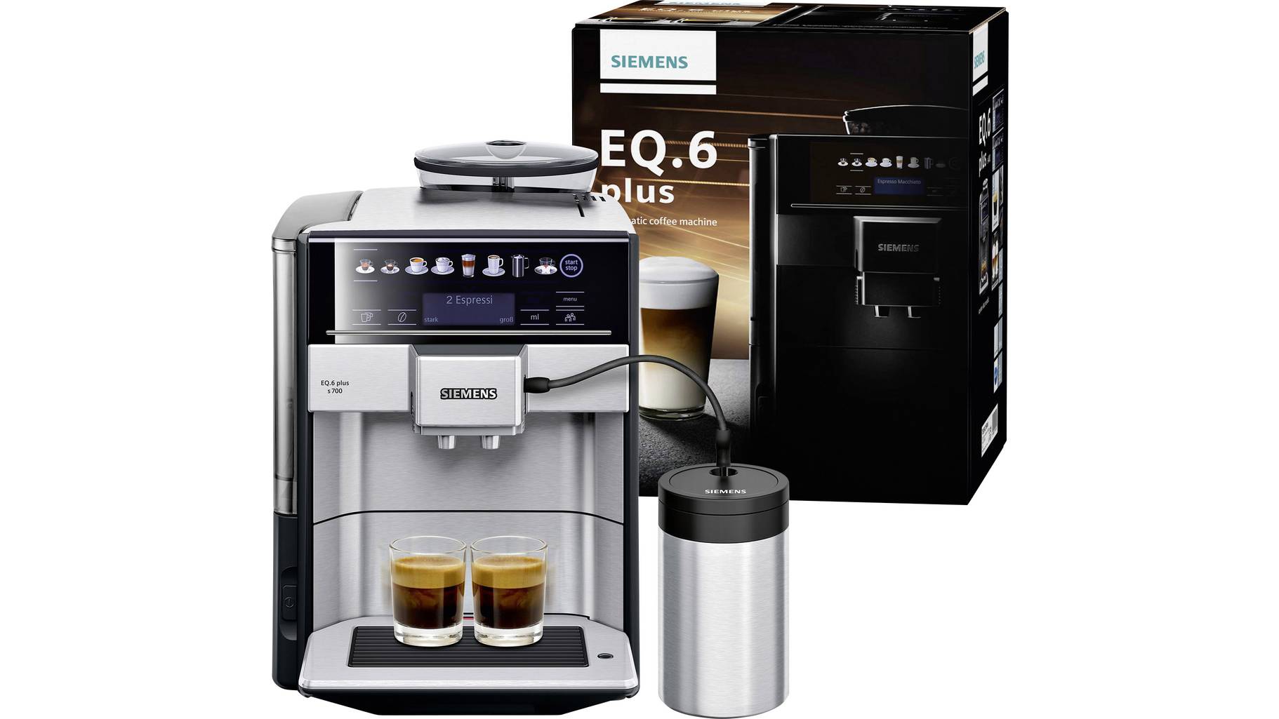 Siemens Kaffeevollautomat Eq 6 Plus S700 Extraklasse www.voelkner.de
