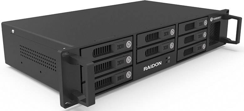 RAIDON GR8680-TB3 SATA-Festplatten-Gehäuse 2.5 Zoll, 3.5 Zoll Thunderbolt 3, Toslink