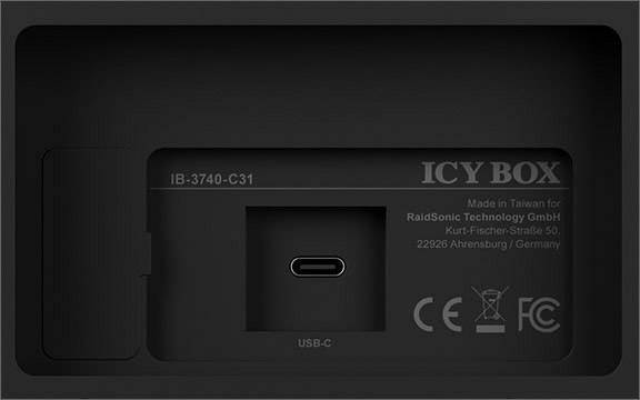 ICY BOX 60360 SATA-Festplatten-Gehäuse 2.5 Zoll USB-C® (USB 3.1 Gen 2)