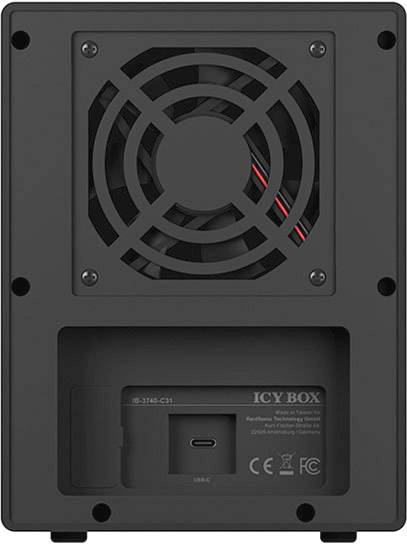 ICY BOX 60360 SATA-Festplatten-Gehäuse 2.5 Zoll USB-C® (USB 3.1 Gen 2)