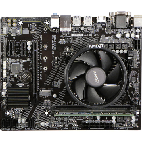 Gigabyte PC Tuning-Kit AMD Ryzen 3 1200 (4 x 3.1GHz) 4GB Micro-ATX