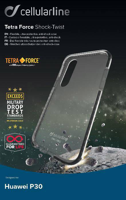 Cellularline TETRA FORCE Backcover Huawei P30 Transparent