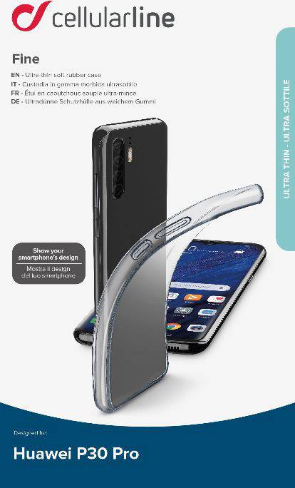 Cellularline FINE Backcover Huawei P30 Pro Transparent