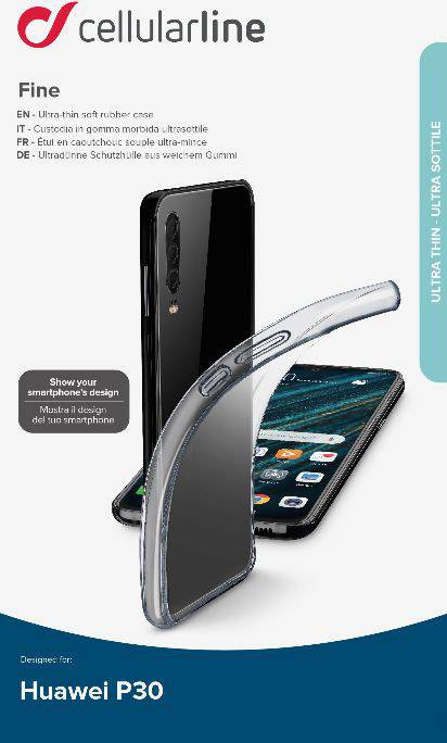 Cellularline FINE Backcover Huawei P30 Transparent