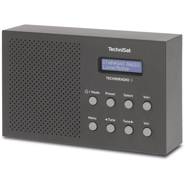 TechniSat Techniradio 3 Kofferradio DAB+, UKW Schwarz