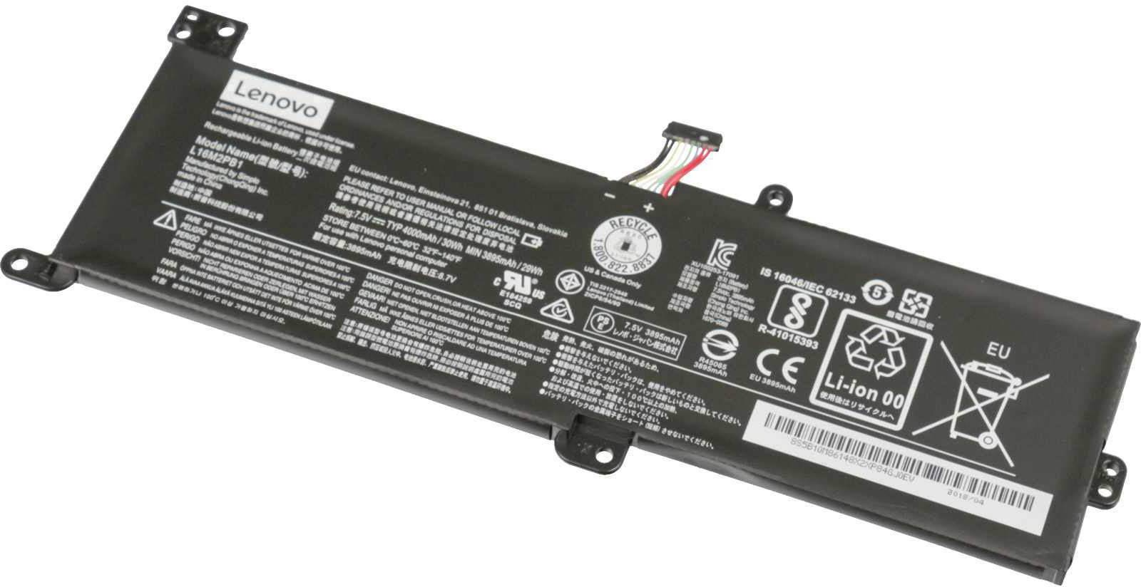 Lenovo Notebook-Akku 5B10M86148 7.5 V 4000 mAh Lenovo