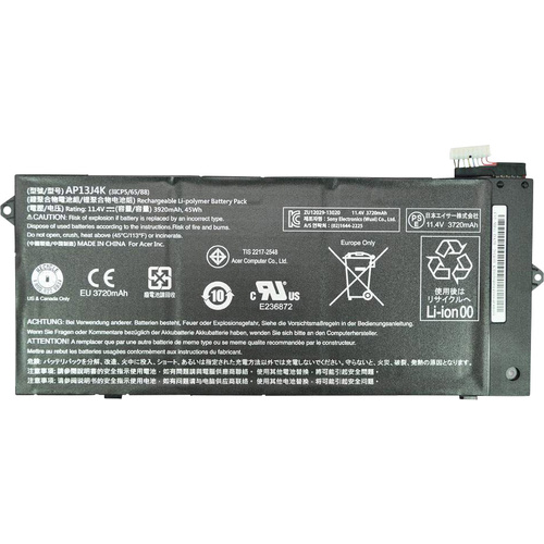 Acer Notebook-Akku KT.00304.001 11.4V 3920 mAh