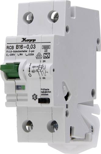 741615017 FI-Schutzschalter/Leitungsschutzschalter 16A 0.03A 230V