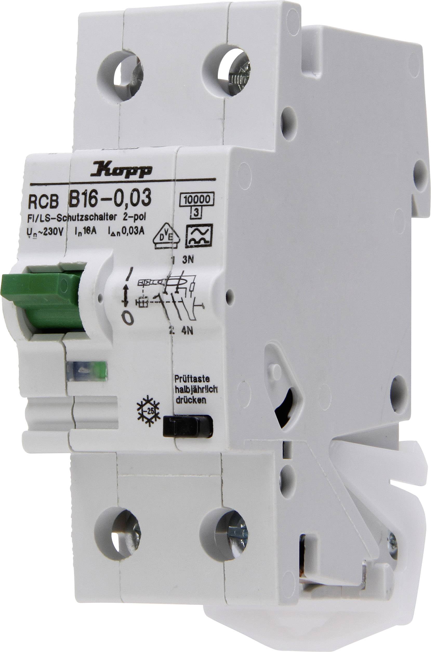 SIEMENS 5SV13167KK16 FI circuit breaker/circuit breaker 2 pole 16A 0.03A 230V