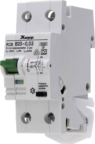 742015010 FI-Schutzschalter/Leitungsschutzschalter 20A 0.03A 230V