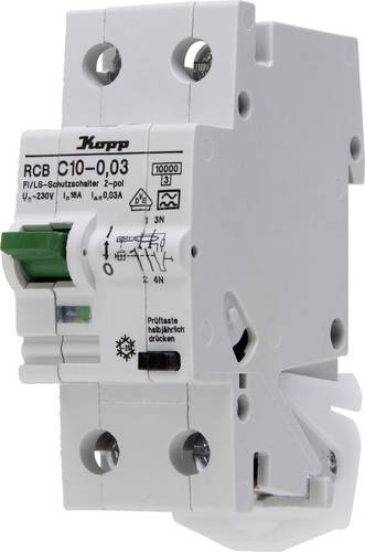 741016010 FI-Schutzschalter/Leitungsschutzschalter 10A 0.03A 230V