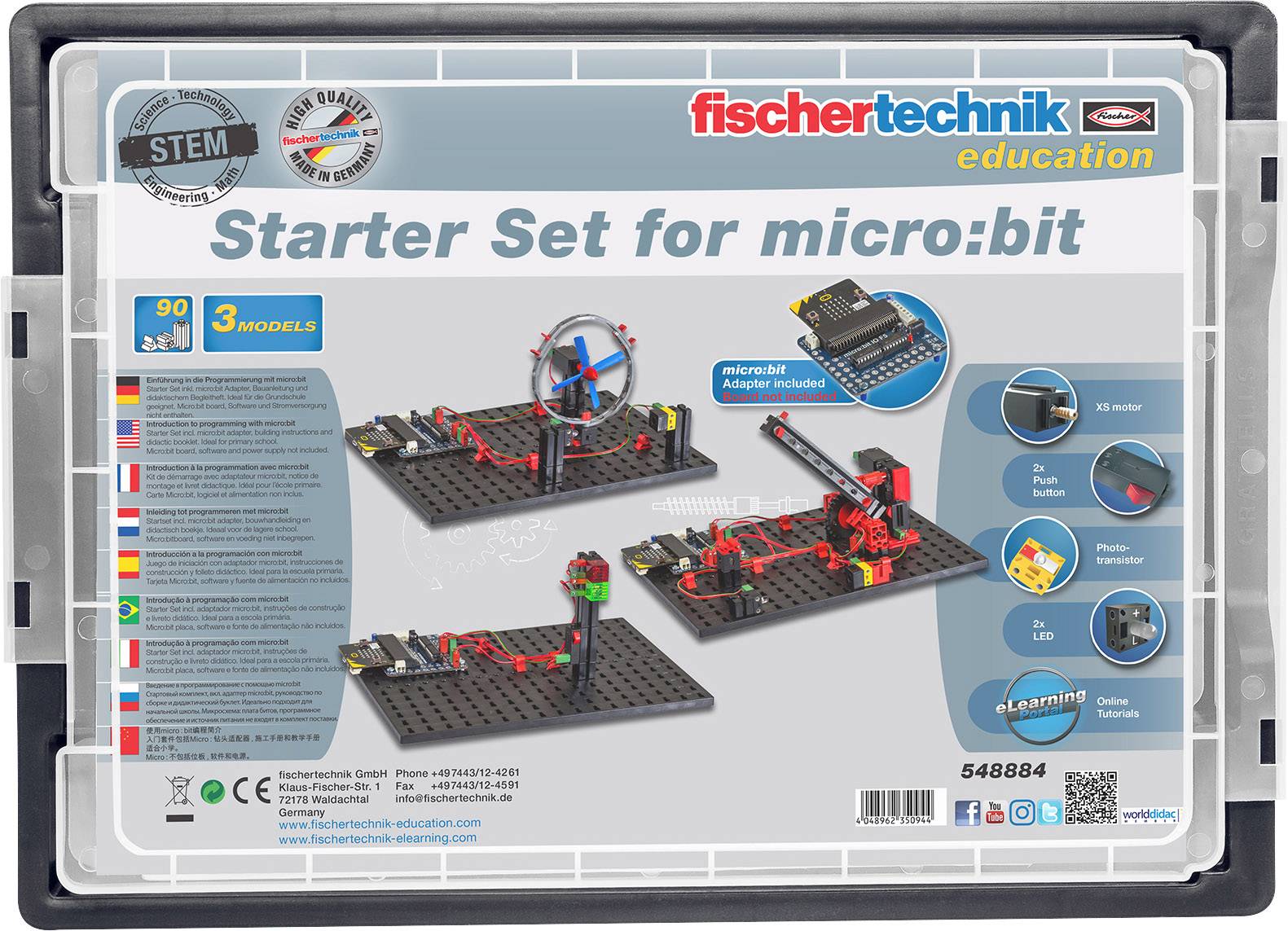 Fischertechnik education MINT Robotics Ergänzungsset Starter Set for micro:bit