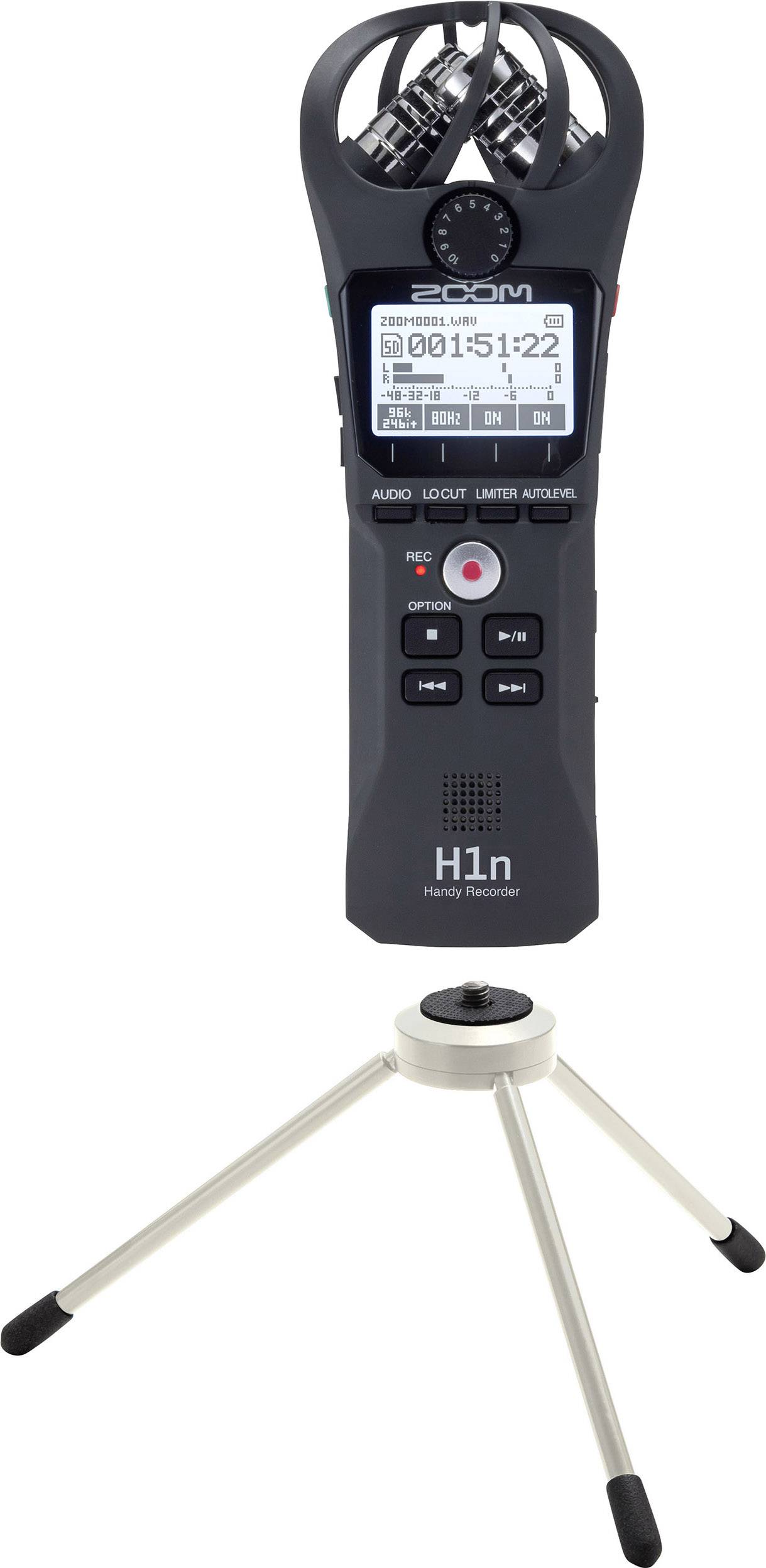 Zoom Mobiler Audio-Recorder Schwarz