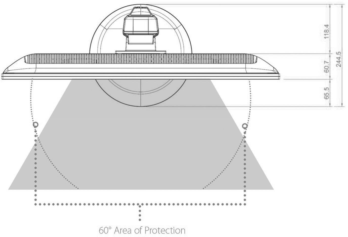 V7 Videoseven Blickschutzfolie 58,4 cm (23") Bildformat: 16:9 PS23.0W9A2-2E
