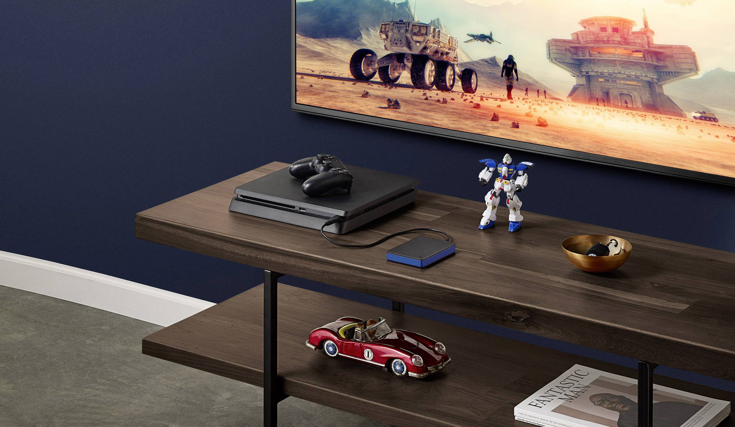 Seagate Game Drive for PS4 4 TB Externe Festplatte 6.35 cm (2.5 Zoll) USB 3.2 Gen 1 (USB 3.0) Schwa