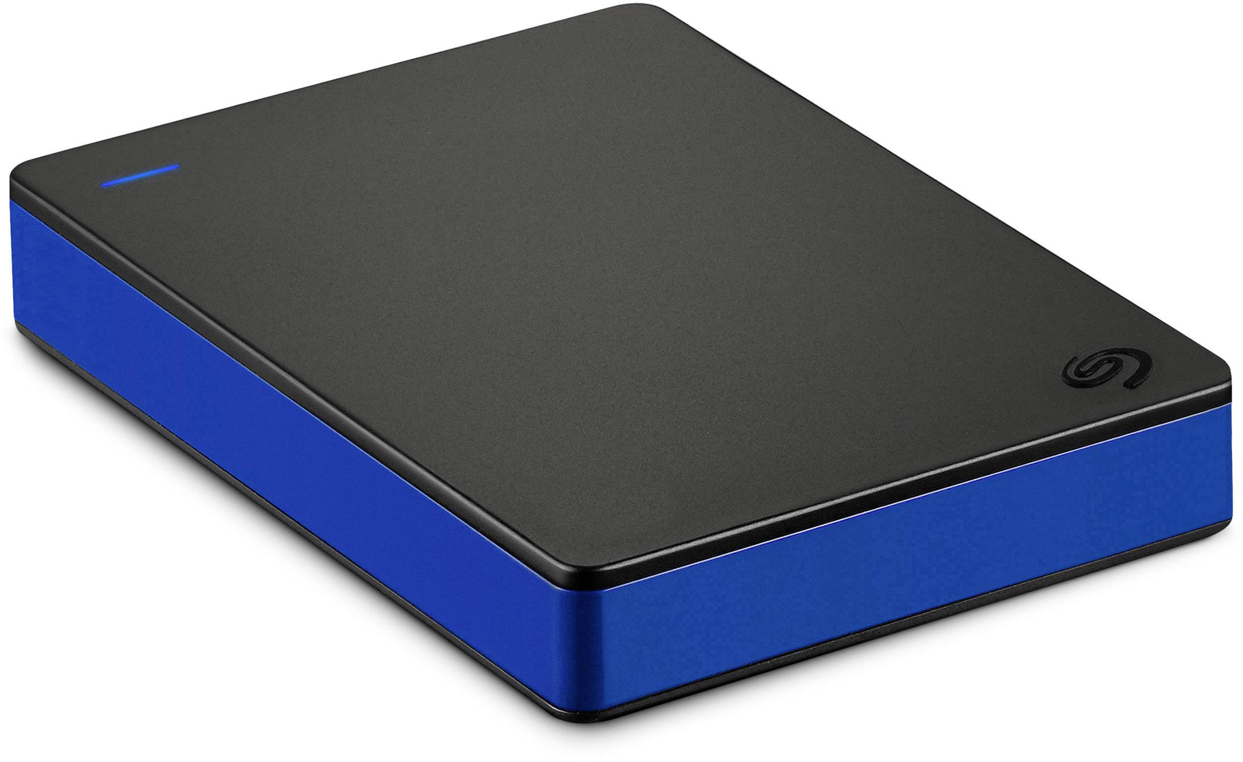 Seagate Game Drive for PS4 4TB Externe Festplatte 6.35cm (2.5 Zoll) USB 3.2 Gen 1 (USB 3.0) Schwarz, Blau STGD4000400